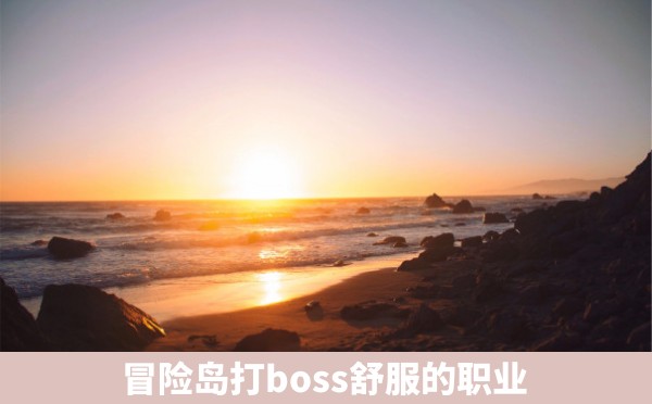 冒险岛打boss舒服的职业