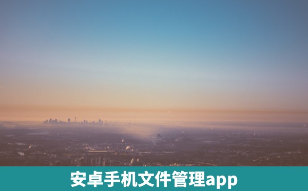 安卓手机文件管理app