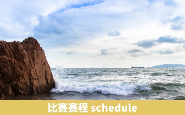 比赛赛程 schedule