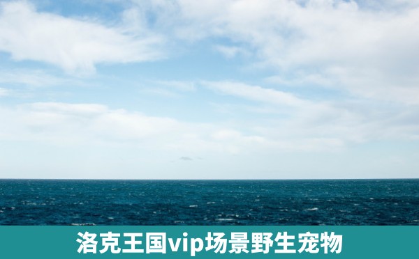 洛克王国vip场景野生宠物