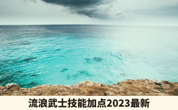 流浪武士技能加点2023最新