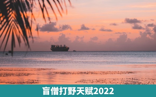 盲僧打野天赋2022