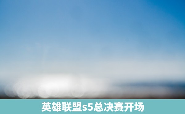 英雄联盟s5总决赛开场