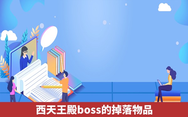 西天王殿boss的掉落物品