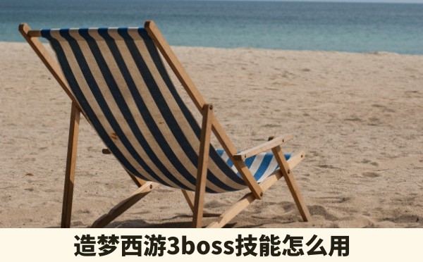 造梦西游3boss技能怎么用