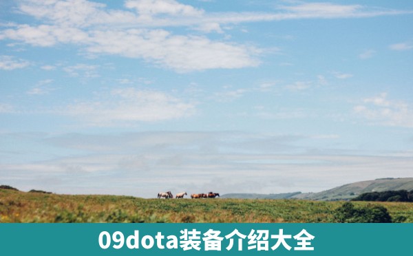 09dota装备介绍大全