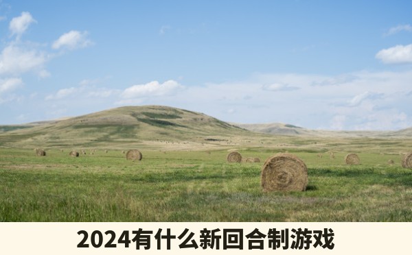 2024有什么新回合制游戏