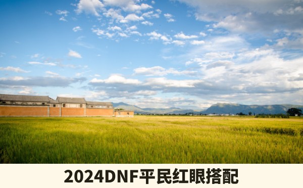 2024DNF平民红眼搭配