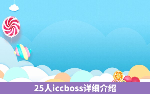 25人iccboss详细介绍