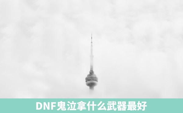 DNF鬼泣拿什么武器最好