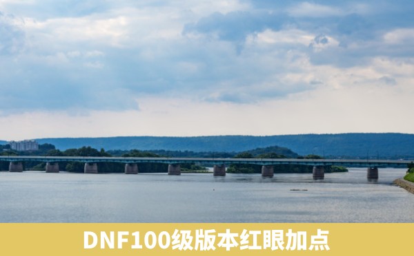 DNF100级版本红眼加点