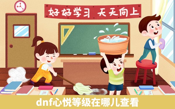 dnf心悦等级在哪儿查看