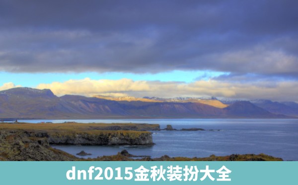 dnf2015金秋装扮大全