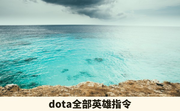 dota全部英雄指令