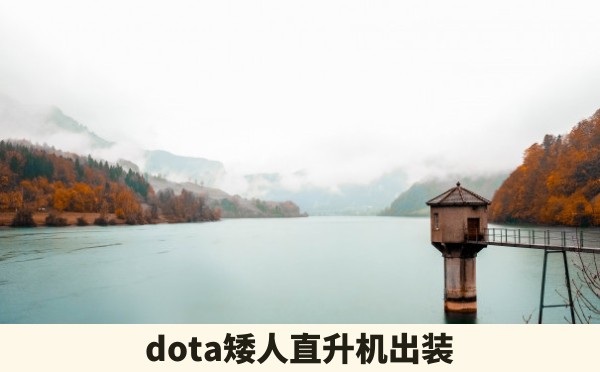 dota矮人直升机出装