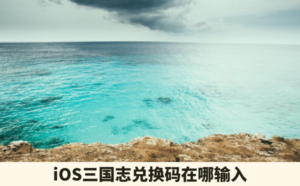 iOS三国志兑换码在哪输入