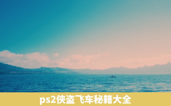 ps2侠盗飞车秘籍大全