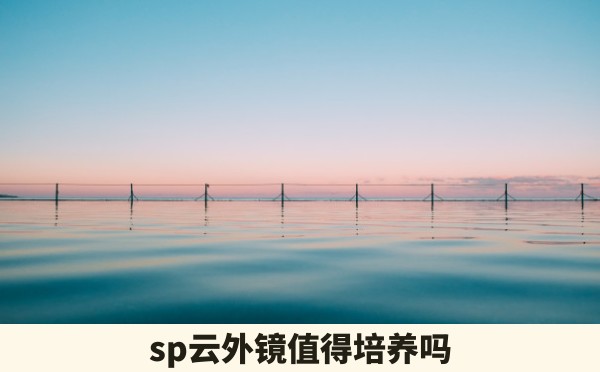 sp云外镜值得培养吗