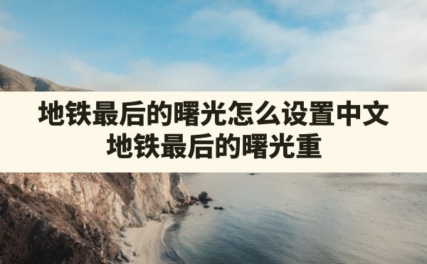 地铁最后的曙光怎么设置中文,地铁最后的曙光重制版中文设置方法 - 六五手游网