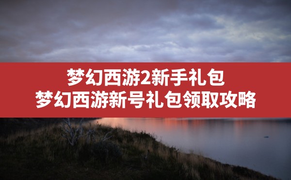 梦幻西游2新手礼包,梦幻西游新号礼包领取攻略 - 六五手游网