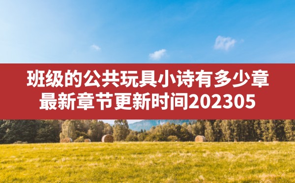 班级的公共玩具小诗有多少章(最新章节更新时间2023-05-14 21:32:4 - 六五手游网