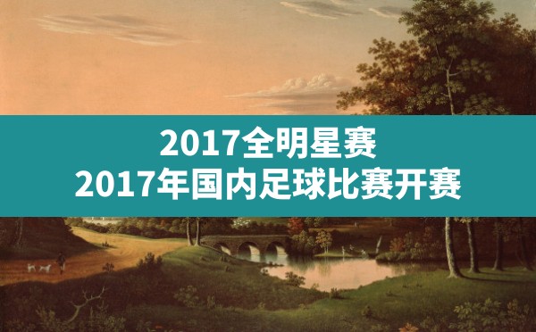 2017全明星赛,2017年国内足球比赛开赛 - 六五手游网