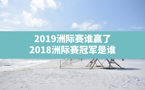 2019洲际赛谁赢了(2018洲际赛冠军是谁) - 六五手游网