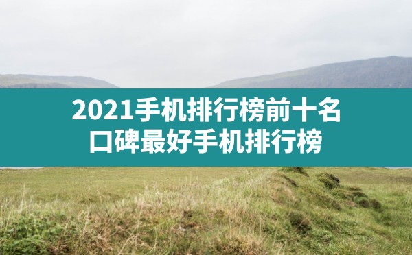 2021手机排行榜前十名,口碑最好手机排行榜 - 六五手游网