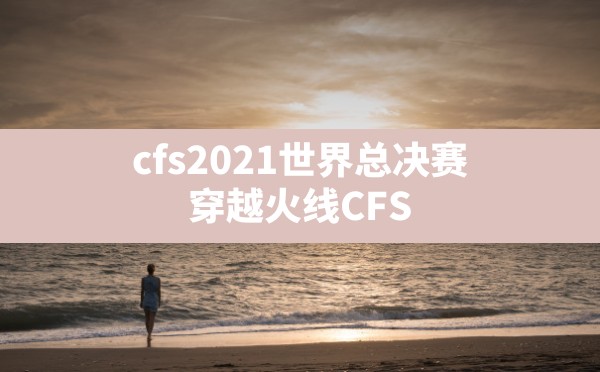 cfs2021世界总决赛,穿越火线CFS - 六五手游网