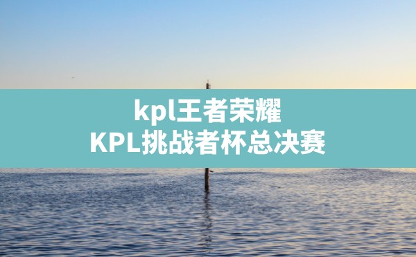 kpl王者荣耀,KPL挑战者杯总决赛 - 六五手游网