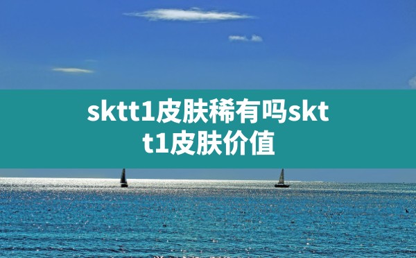 sktt1皮肤稀有吗,skt t1皮肤价值 - 六五手游网