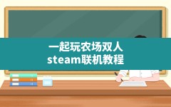 一起玩农场双人,steam联机教程