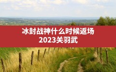 冰封战神什么时候返场,2023关羽武圣还会直售返场吗