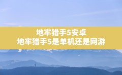 地牢猎手5安卓,地牢猎手5是单机还是网游