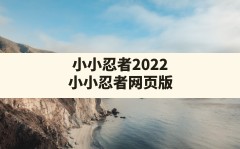 小小忍者2022(小小忍者网页版)