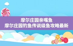 摩尔庄园亲嘴鱼,摩尔庄园钓鱼传说级鱼攻略最新