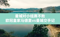 曼城对小组赛不败,欧冠皇家马德里vs曼城交手记