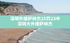 深圳外援萨林杰25罚23中,深圳大外援萨林杰