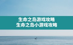 生命之岛游戏攻略,生命之岛小游戏攻略