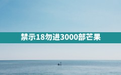 禁示18勿进3000部芒果