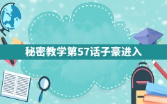 秘密教学第57话子豪进入