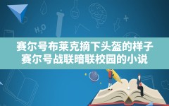 赛尔号布莱克摘下头盔的样子(赛尔号战联暗联校园的小说)