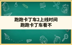 跑跑卡丁车2上线时间,跑跑卡丁车看不到好友上线时间了