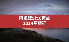 阿根廷5比0荷兰,2014阿根廷vs荷兰梅西表现