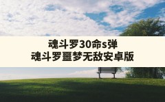 魂斗罗30命s弹,魂斗罗噩梦无敌安卓版