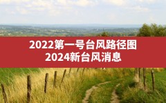 2022第一号台风路径图,2024新台风消息