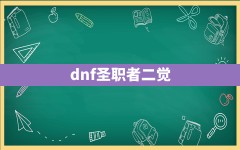 dnf圣职者二觉