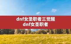 dnf女圣职者三觉醒,dnf女圣职者觉醒插画果体补丁