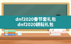 dnf2020春节套礼包,dnf2020耕耘礼包