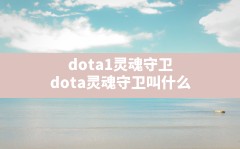 dota1灵魂守卫,dota灵魂守卫叫什么